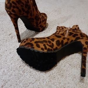 Brand New Leopard Booties